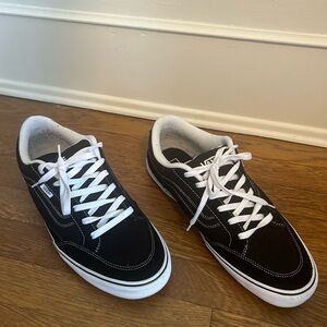 Vans Bearcat Black and White Sneaker with Stitching size 13